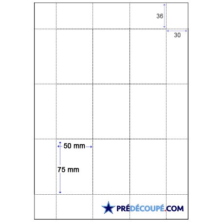 Feuille A4 de 50 bons points (Paquet de 20)