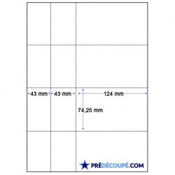 Ticketing with 2 strains on microperforated A4 sheets