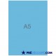 Blank A5 sheets - royal blue